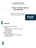 Classificação - Modelos Lineares Generalizados