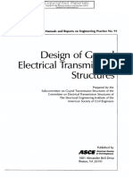 Design of Guyed Electrical Transmission Structures: ASCE Manuals and Reports On Engineering Practice No. 91