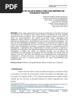 Proposta de Valor e Marca para Uma Empresa de Permanent Makeup