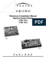 Paradox Spectra Ion 1728, 1738 Manual