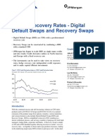 JP Morgan - Trading Recovery Rates - Digital Default Swaps and Recovery Swaps