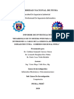 Desarrollo de Un Sistema Web para La Gestion de Inversiones A Cargo de La Gerencia Regional de Infraestructura - Gobierno Regional Piura