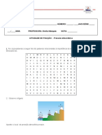 Atividade Sobre Pressão Atmosférica