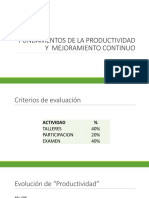 FUNDAMENTOS DE LA PRODUCTIVIDAD Y EL MEJORAMIENTO CONTINUO1 Material PDF