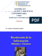 Recoleccion de Informacion y Metodos