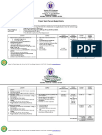 Project Work Plan and Budget Matrix