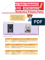 Homonimia Sintáctica Primera Parte