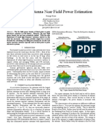 Antenna Near Field Power Estimation