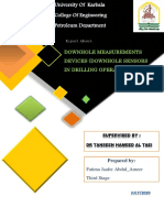 Downhole Measurements Devices (Downhole Sensors in Drilling Operations)