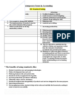 Contemporary Issues in Accounting: H3: Standard Setting