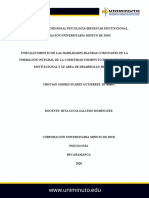 Práctica Profesional Psicología Bienestar Institucional Cristian Suarez