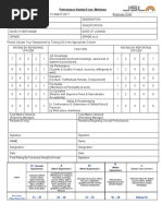 Performance Review Form - Workmen