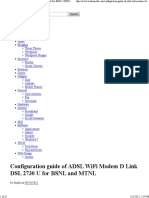 D Link DSL 2730 U WiFi Modem Configuration Guide For BSNL - MTNL