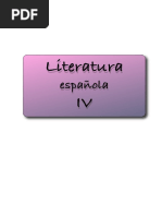 Literatura Española IV PDF