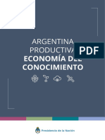 Argentina Productiva - Economía Del Conocimiento PDF