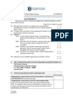 Application For Amateur Radio License Form CA F FSM 02 1