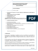 Guía de Parendizaje - Armar y Fundir Elementos Estructurales de Acuerdo Con Normas, Planos