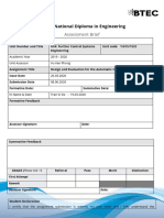 Higher National Diploma in Engineering: Assessment Brief