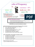 Worksheet (Frequency Adverbs)