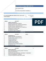 Presupuesto - Centro. Expo - Auditorio - Equipo4