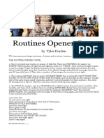 Tyler Durden - Routines Opener Curve PDF