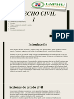 Posesion de Estado y Accion de Estado Civil PDF