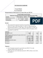 Due Diligence Report