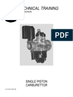 Technical Training: Single Piston Carburettor