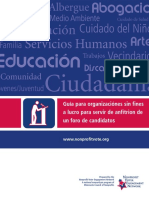 Organizar Sin Fines de Lucro Candidate PDF