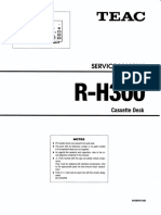 Teac R H300 Service Manual