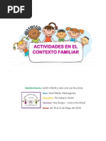 Actividades para La Familia - Nivel Medio