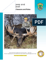 2010 Idaho Moose, Bighorn Sheep and Mountain Goat Brochure