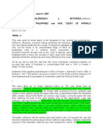 G. R. No. 160188 June 21, 2007 Aristotel Valenzuela y NATIVIDAD, Petitioner, People of The Philippines and Hon. Court of Appeals NACHURA, Respondents