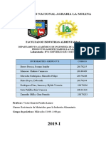 Informe #2 de Esfuerzo de Corte Curso Resistencia de Materiales en La Industria Alimentaria