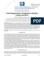 Fault Diagnostician of Induction Machine Using Labview