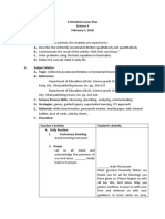 A Detailed Lesson Plan - Uniformly Accelerated Motion