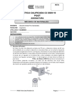 Solucionario-Eva-C2-Mecanica de Materiales I-2020-10 PDF