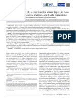 The Epidemiology of Herpes Simplex Virus Type 1 in Asia: Systematic Review, Meta-Analyses, and Meta-Regressions