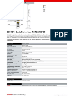 EL6021 - Serial Interface RS422/RS485: Communication Communication Communication