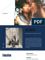 CV & Portfolio Sin Aditya 2020 PDF