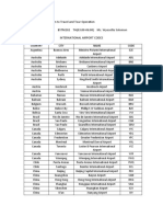 Airport Codes