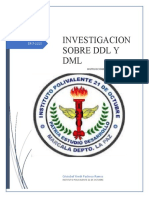 Investigacion DDL y DML