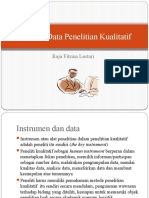 Analisa Data Penelitian Kualitatif