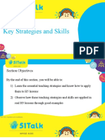 Key Strategies and Skills: © 51talk. Proprietary and Confidential