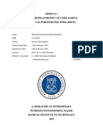 Determining Porosity of Core Sample Using Gas Porosimeter (Porg-200Tm)