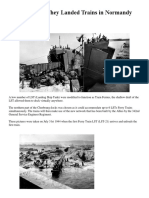 Did You Know They Landed Trains in Normandy Too PDF