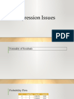 4 Regression Issues