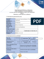 Guía de Actividades y Rúbrica de Evaluación - Fase 2 - Muestreo e Intervalos de Confianza