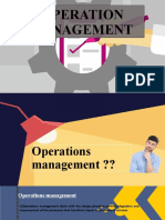 OPERATION MANAGEMENT (New)