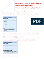 Combinar Correspondencia